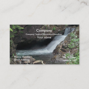 Visita Cartão de negócios customizável com fundo da