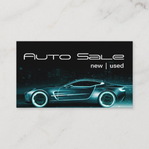 Visita Cartão de Negócios de Concessionária de Automóveis