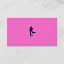 Cartão de negócios de Instructor_Mermaid-themed da