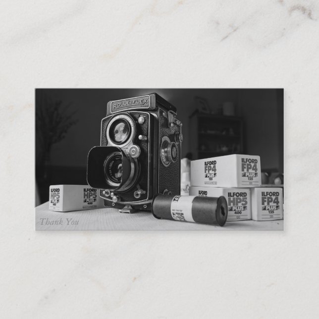 Visita Cartão de negócios dos fotógrafo (Frente)