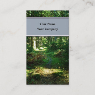 Visita cartão de negócios enchanted da floresta