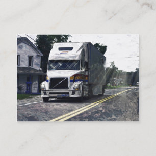Visita Cartão de negócios pesado do transporte de