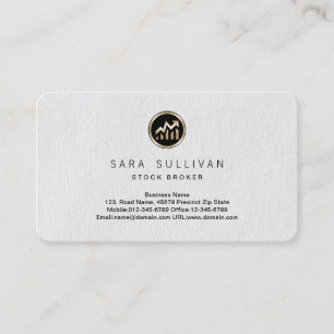 Visita Cartão de negócios Premier do Broker do Ícone d