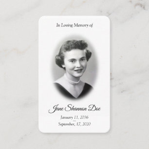 Visita Cartão de Oração Fotográfico   Cartão Memorial do 