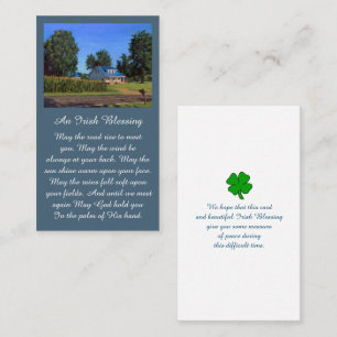 Visita Cartão de Oração Memorial de Bênção