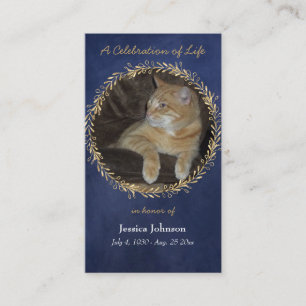 Visita Cartão de oração Memorial Wreath com uma opçã