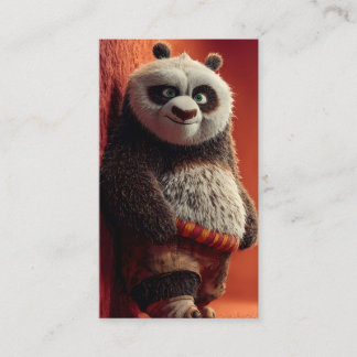 Visita Cartão de Panda Fofo