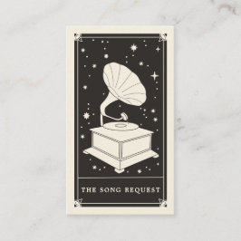 Visita Cartão de pedido de música gramofone celestial Boh