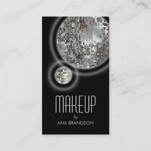 Visita Cartão de prata cintilante da beleza do damasco d