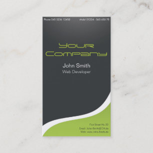 Visita Cartão de presentação precioso web Developer,