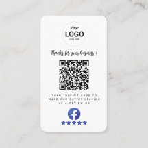 Cartão de Revisão do Facebook