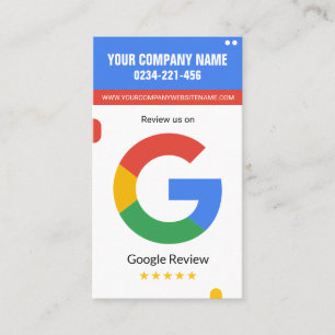 Visita Cartão de Revisão do Google para qualquer empresa