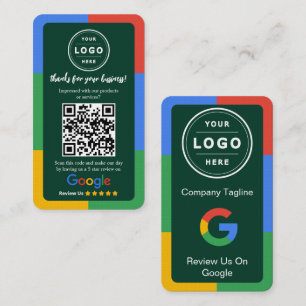 Visita Cartão de Solicitação de Avaliação do Google com L