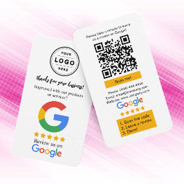 Visita Cartão de Solicitação de Avaliação do Google com L