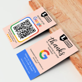 Visita Cartão de Solicitação de Avaliação do Google com L