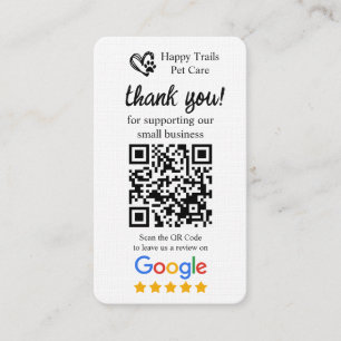 Visita Cartão de solicitação de avaliação no Google com c