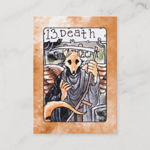 Visita Cartão de Tarot da morte