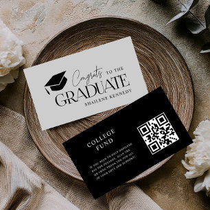 Visita Cartão de Varredura do Fundo da Faculdade de Gradu