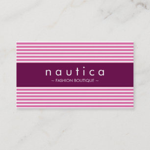 Visita CARTÃO DE VISITA: 29.o striped náutica