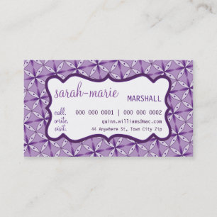 Visita CARTÃO DE VISITA: chic casual 6 L