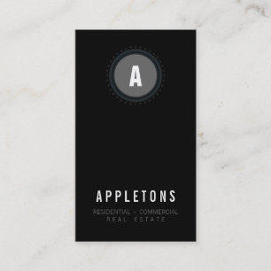 Visita CARTÃO DE VISITA:: monograma spot2 8P