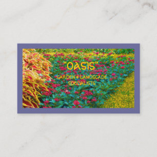 VISITA CARTÃO DE VISITA/PAISAGEM FLORAL, JARDINAGEM, ETC.