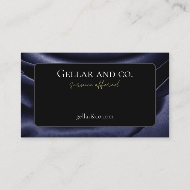 Visita Cartão de visita-Rosa metálico (Frente)