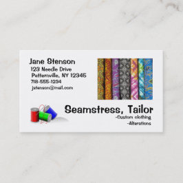 Visita Cartão de visita: Seamstress, Tailor