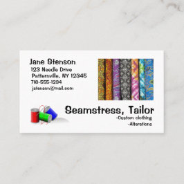 Visita Cartão de visita: Seamstress, Tailor