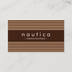 Visita CARTÃO DE VISITA: striped náutica 18