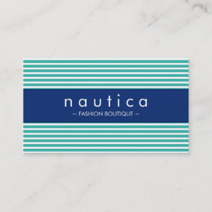 Visita CARTÃO DE VISITA: striped náutica 20