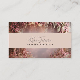 Visita Cartão de visita, tons suaves Oficiais de Casament