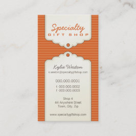 Visita CARTÃO DE VISITA: Trendy gifttag P1