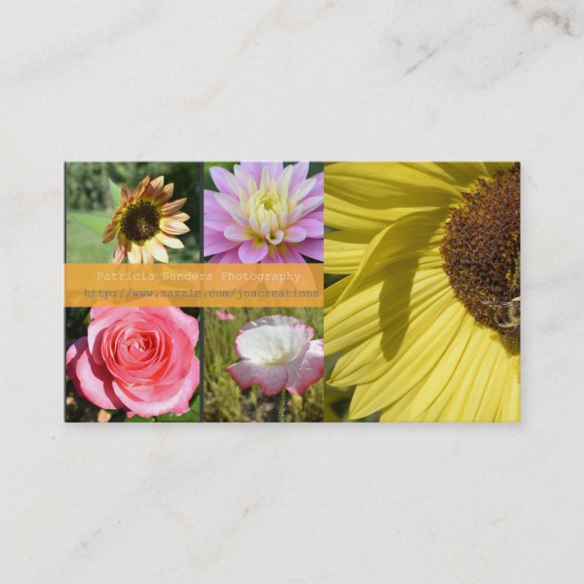 Visita Cartão do Web site de Joacreations (Frente)