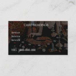 VISITA CARTÃO EDITÁVEL DE LEITURA DE DESTINO