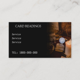 VISITA CARTÃO EDITÁVEL DE LEITURA DE DESTINO