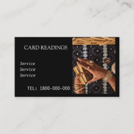 VISITA CARTÃO EDITÁVEL DE LEITURA DE DESTINO