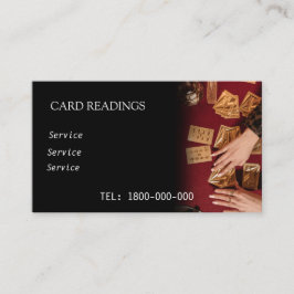 VISITA CARTÃO EDITÁVEL DE LEITURA DE DESTINO