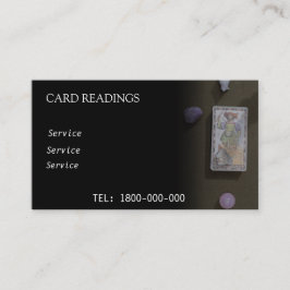 VISITA CARTÃO EDITÁVEL DE LEITURA DE DESTINO