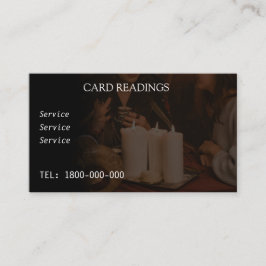 VISITA CARTÃO EDITÁVEL DE LEITURA DE DESTINO