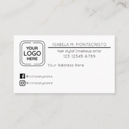 Visita Cartão Lembrete de Compromisso Personalizado de Lo