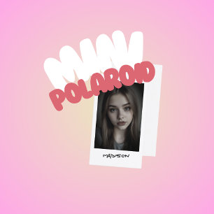 Visita Cartão MiniPolaroide de Estilo de Fancafé de Anive