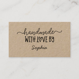 Visita Cartão Personalizado de Amor para Criadores Kraft