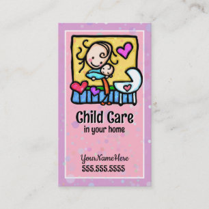 Visita Cartão Personalizado de Cuidados Infantis LIttleGi