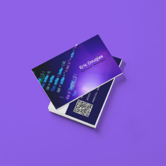 Visita Cartão QR Code Profissional de Tecnologia de Softw