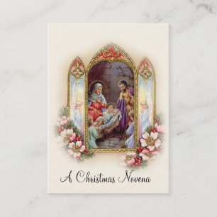 Visita Cartão santamente de Jesus Mary do Novena da