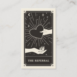 Visita Cartão tarot de referência Celestial Boho