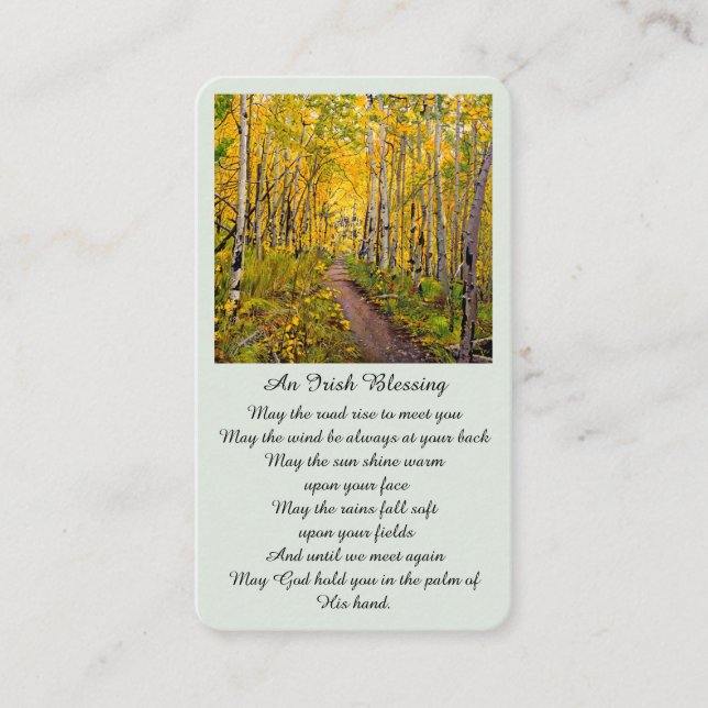 Visita Celebração do Cartão Memorial de Imagens da Vida (Frente)