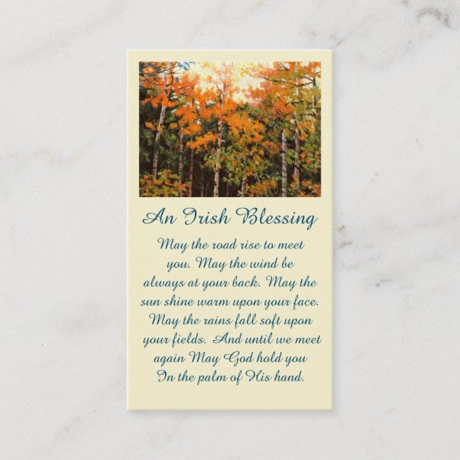 Visita Celebração Memorial do Cartão de Imagem de Vida (Frente)