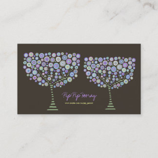 Visita Chocolate Retro Trees Zazzle Business Cartão de vi